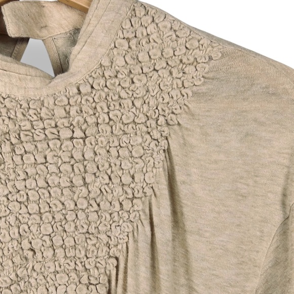 Free People New Romantics Lena Top - Cream/Oatmeal – Size Medium - Picture 4 of 8